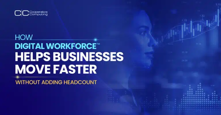 Digital Workforce digitizing repetitive work to help businesses move faster without adding headcount